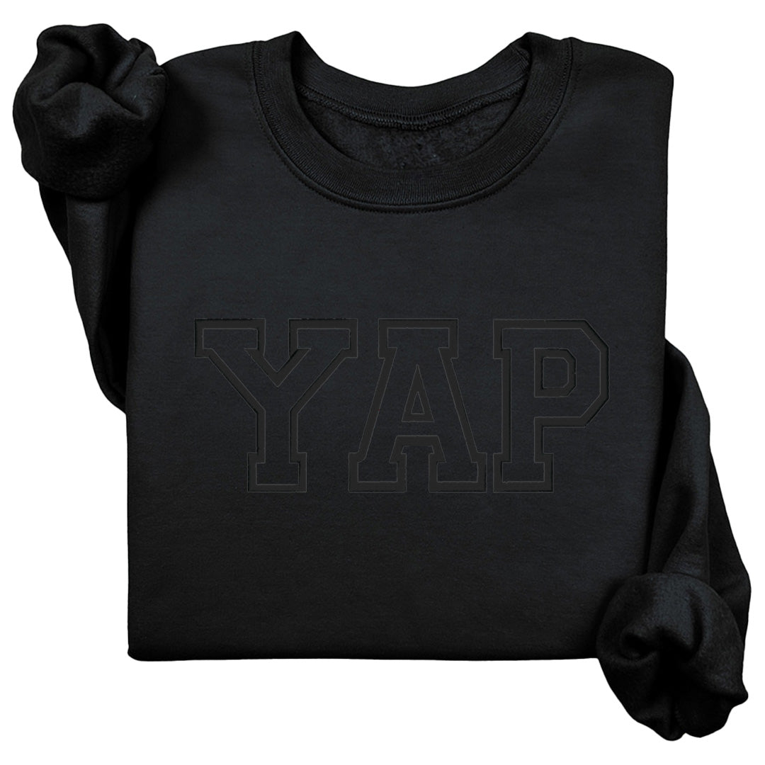 YAP Crewneck (Monochrome Text)