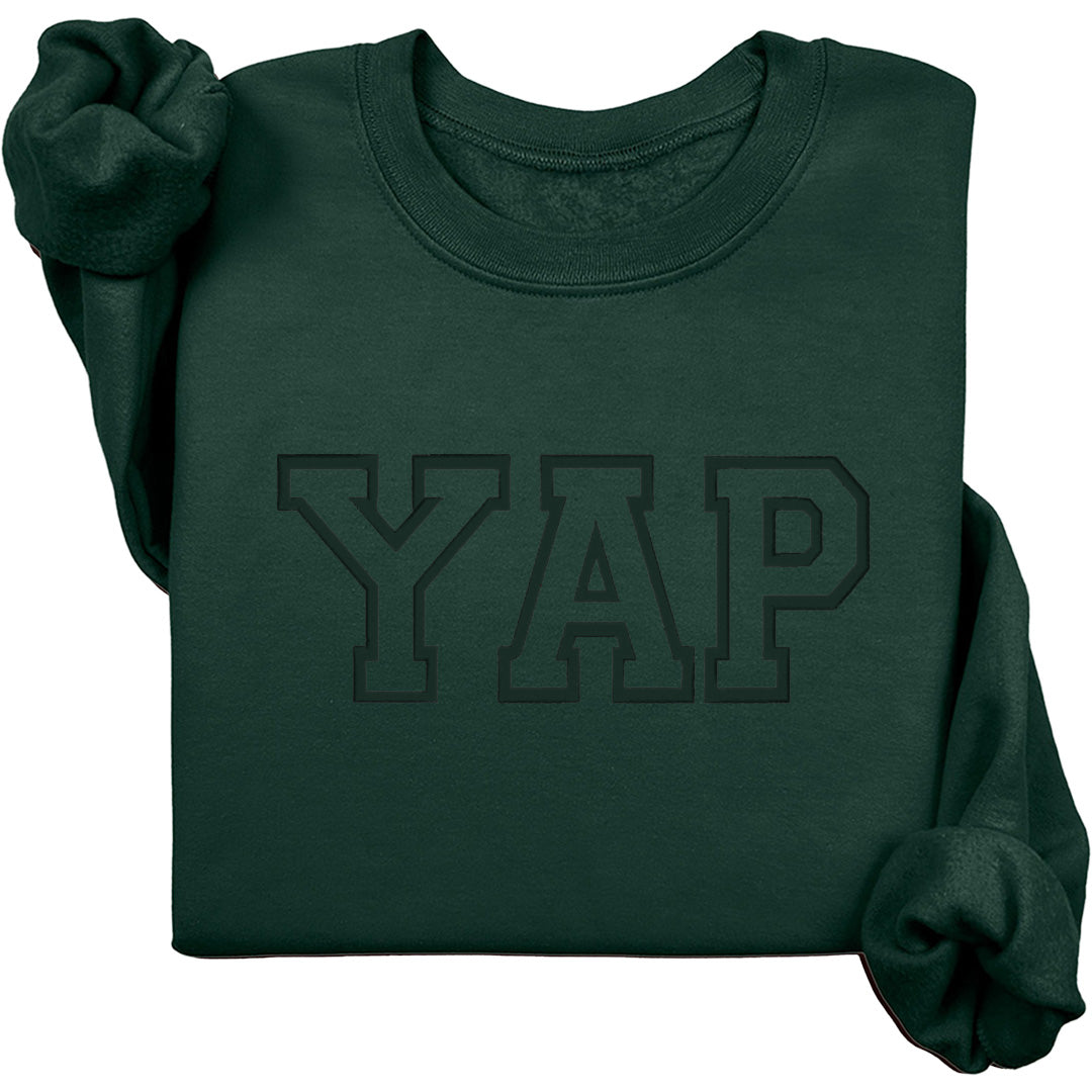 YAP Crewneck (Monochrome Text)