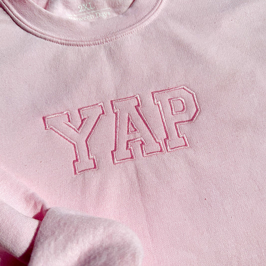 YAP Crewneck (Monochrome Text)
