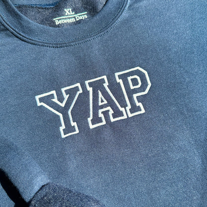 YAP Crewneck (White Text)