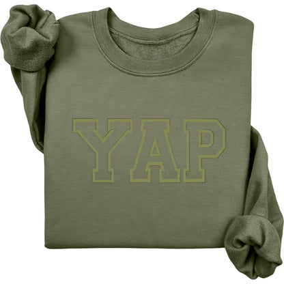YAP Crewneck (Monochrome Text)