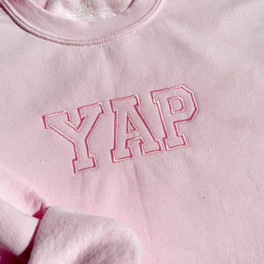 YAP Crewneck (Monochrome Text)