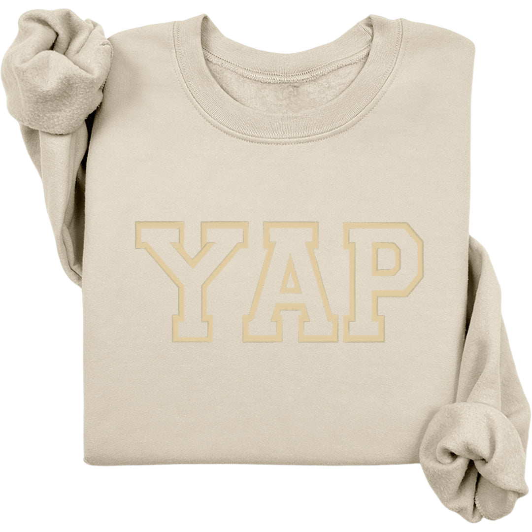 YAP Crewneck (Monochrome Text)
